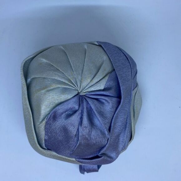 Vintage Blue Two-Tone Hat - Picture 6 of 10